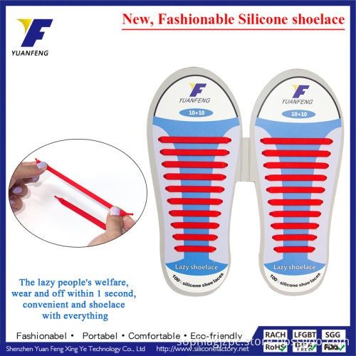 No Tie Shoelaces For Kids Silicone Shoe Laces